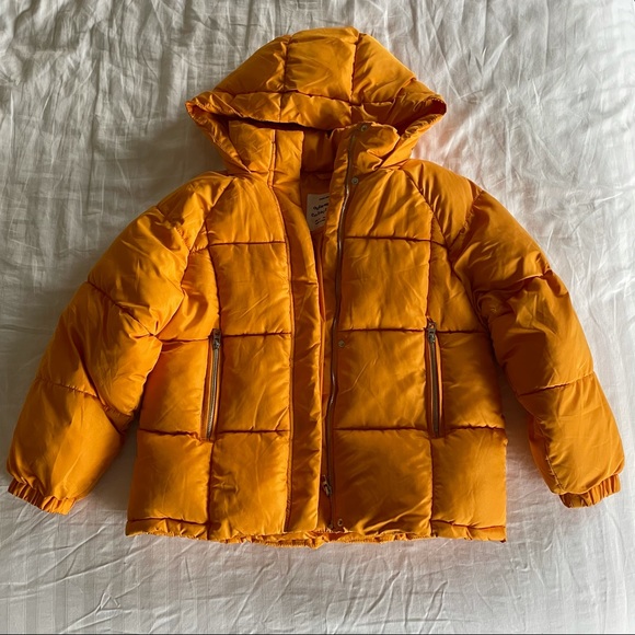 Zara Kids Yellow Puffer - Picture 2 of 5